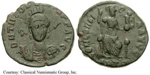 монета Древнего Рима