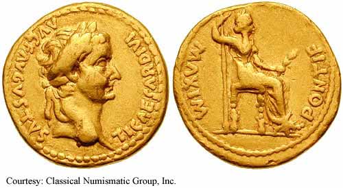 монета Древнего Рима