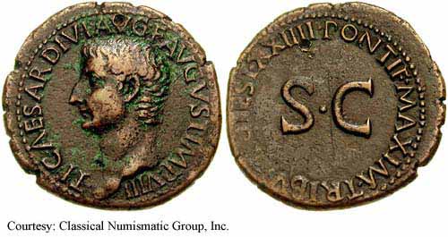 монета Древнего Рима