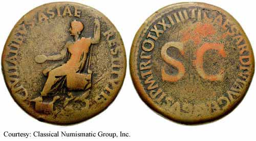 монета Древнего Рима