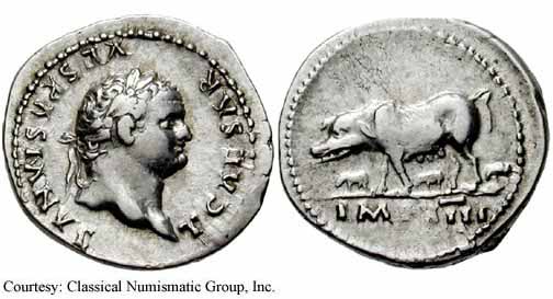 монета Древнего Рима