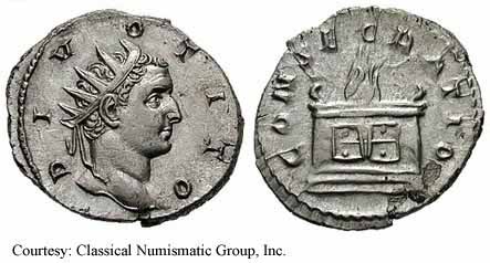 монета Древнего Рима