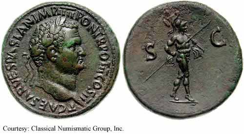 монета Древнего Рима