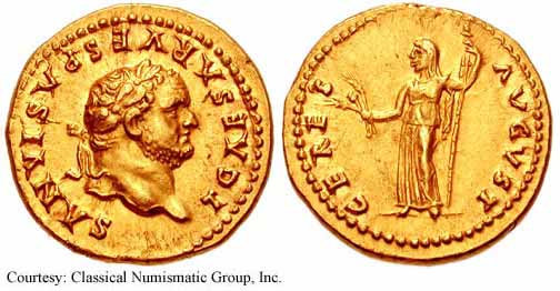 монета Древнего Рима