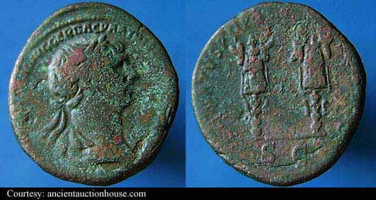 монета Древнего Рима