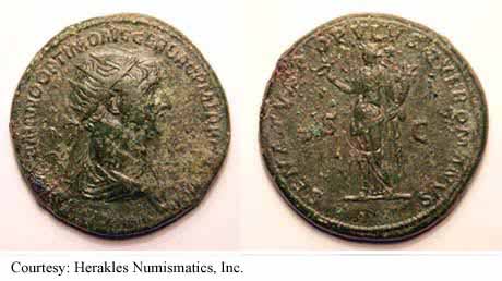 монета Древнего Рима