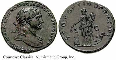 монета Древнего Рима