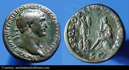 монета Древнего Рима