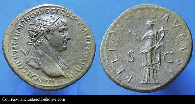 монета Древнего Рима