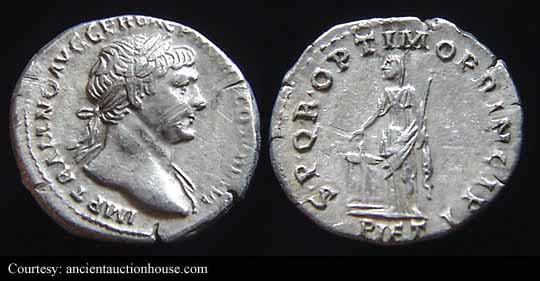 монета Древнего Рима