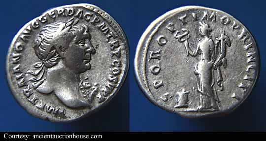 монета Древнего Рима