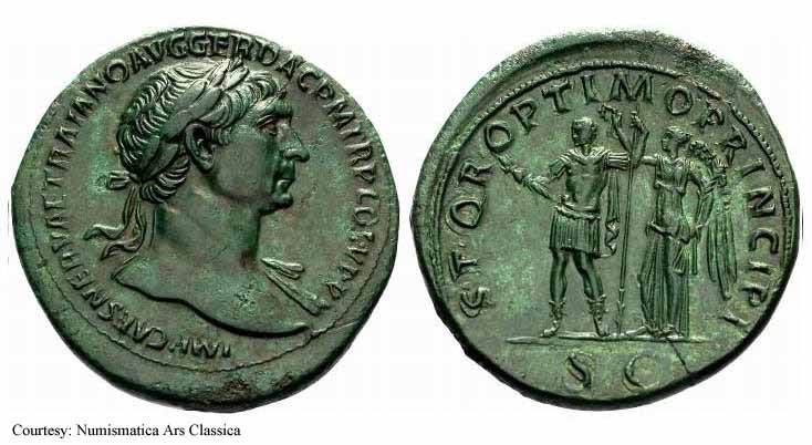 монета Древнего Рима