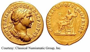 монета Древнего Рима