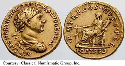 монета Древнего Рима