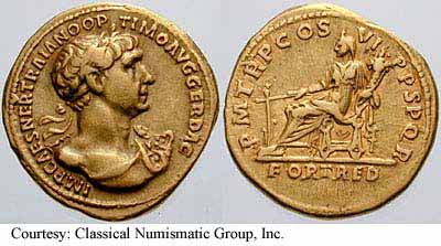 монета Древнего Рима