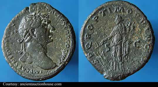 монета Древнего Рима