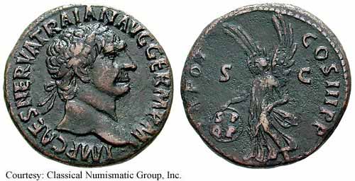 монета Древнего Рима