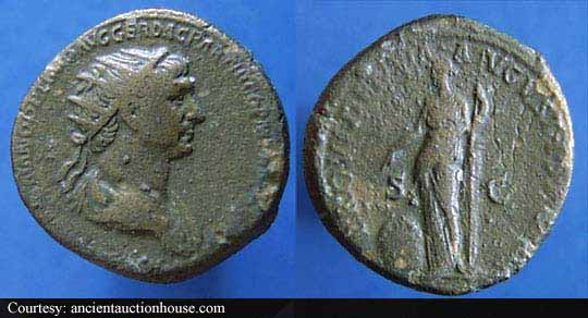 монета Древнего Рима