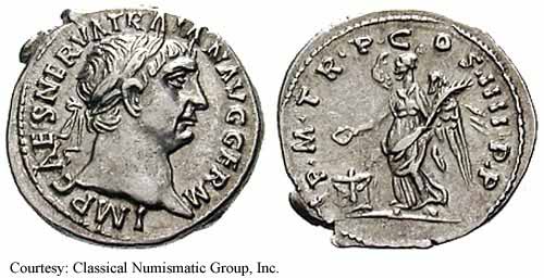 монета Древнего Рима