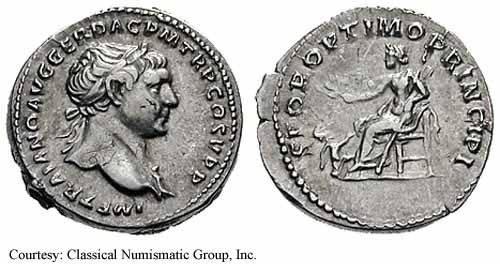 монета Древнего Рима