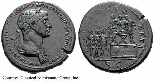 монета Древнего Рима