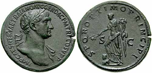 монета Древнего Рима