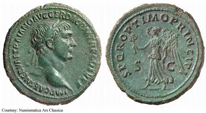 монета Древнего Рима