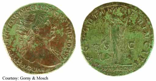 монета Древнего Рима