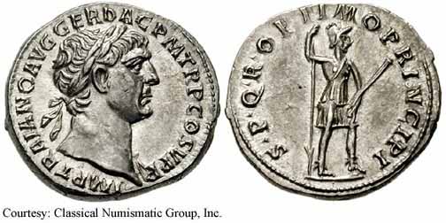 монета Древнего Рима