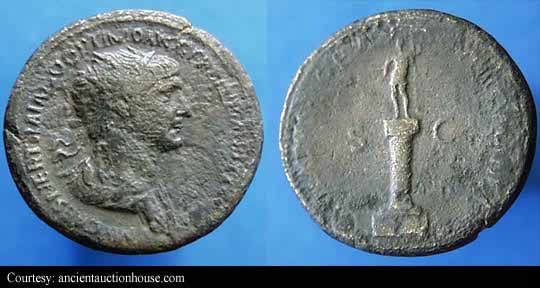 монета Древнего Рима