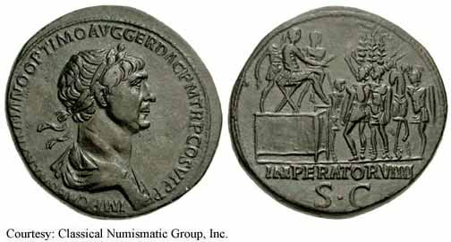 монета Древнего Рима