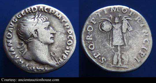 монета Древнего Рима