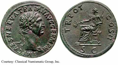 монета Древнего Рима