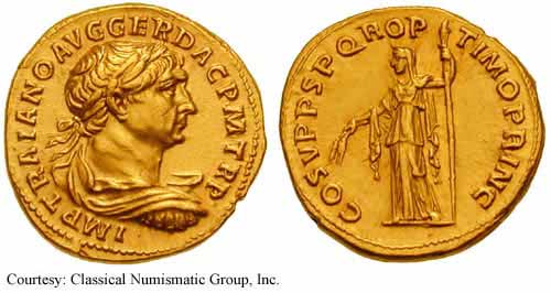 монета Древнего Рима