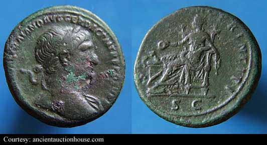 монета Древнего Рима