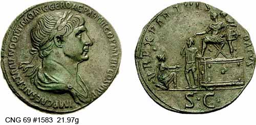 монета Древнего Рима