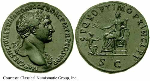 монета Древнего Рима