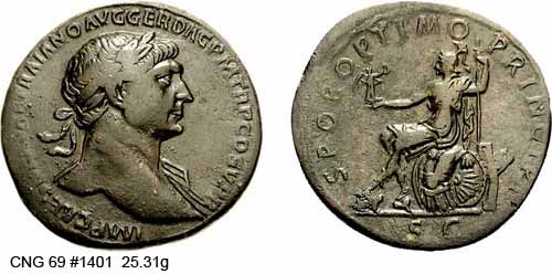 монета Древнего Рима