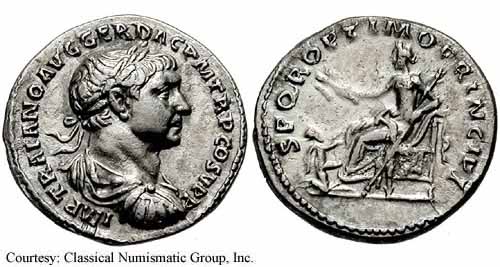 монета Древнего Рима