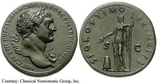 монета Древнего Рима