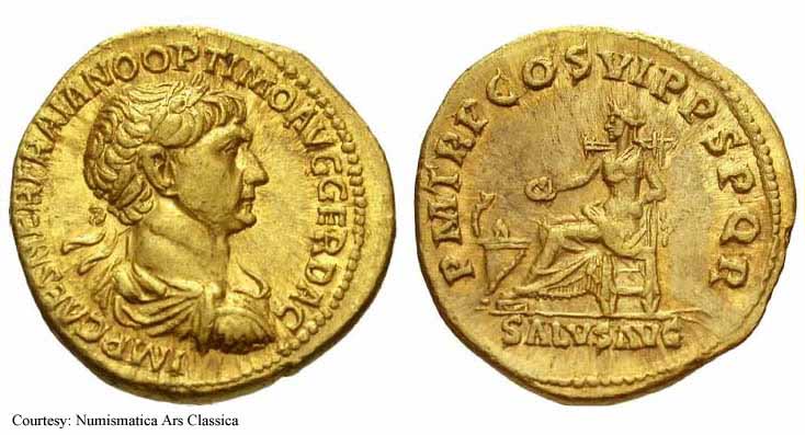 монета Древнего Рима