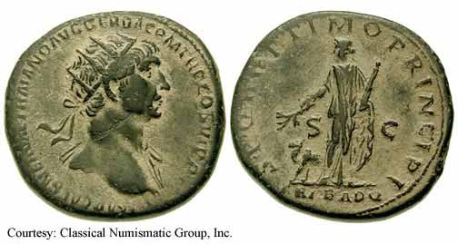 монета Древнего Рима