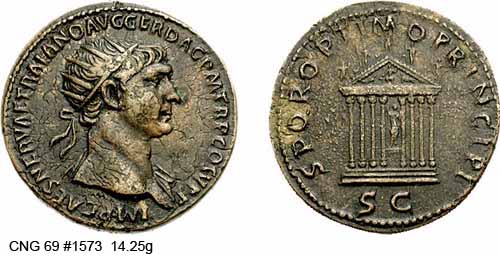 монета Древнего Рима