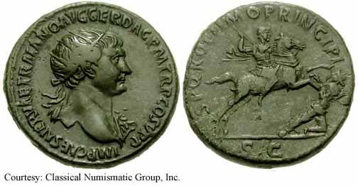 монета Древнего Рима