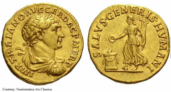 монета Древнего Рима