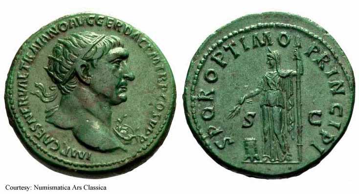 монета Древнего Рима