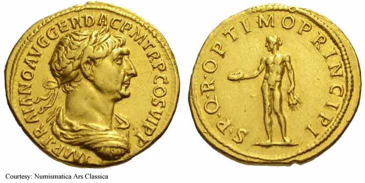 монета Древнего Рима