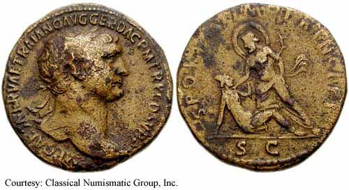 монета Древнего Рима