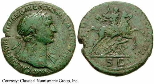 монета Древнего Рима