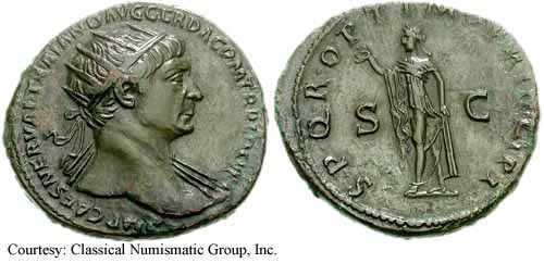 монета Древнего Рима